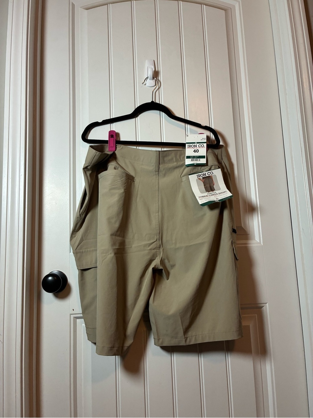 Iron Co. Men's Flat Front Shorts - Tan